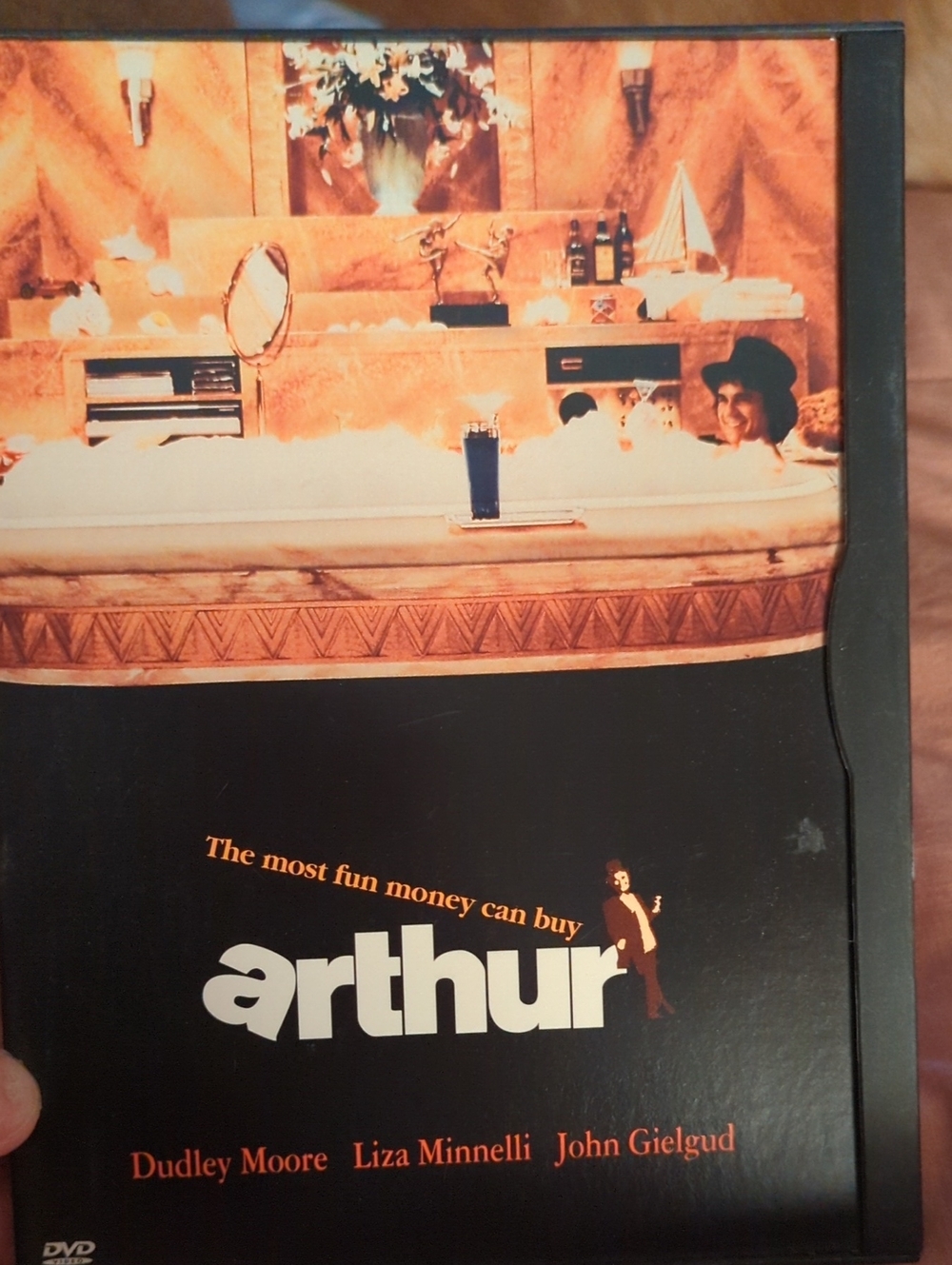 Arthur DVD Movie Case with Black and Tan Artwork